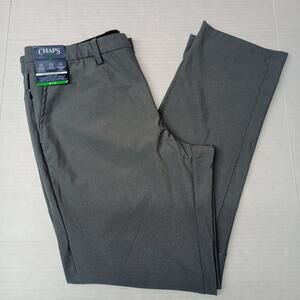 Chaps Golf Performance Slim Fit Pants Men's 36x32 Gray Stretch Waistband